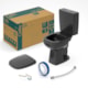 Vaso Sanitário Com Caixa Acoplada E Acessórios City Preto Celite - d17f0e9f-e6ab-4378-b36f-ba1bdaed8c55