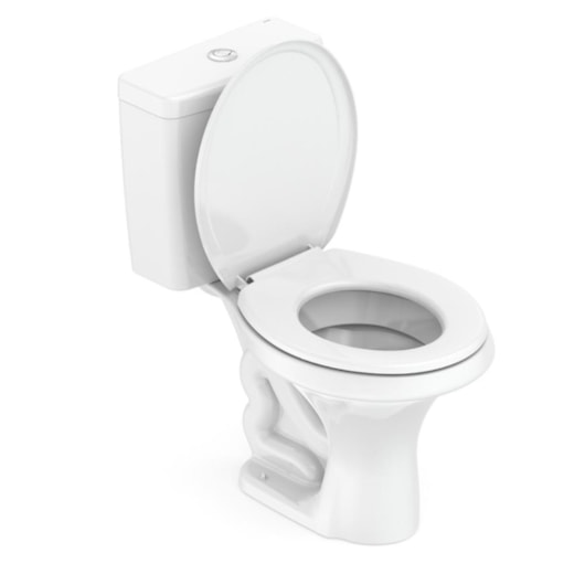 Vaso Sanitário Com Caixa Acoplada E Componentes De Instalação Zip Branco Incepa 3/6L - Imagem principal - 3998fbdc-96fa-4141-9672-e49e484195ae