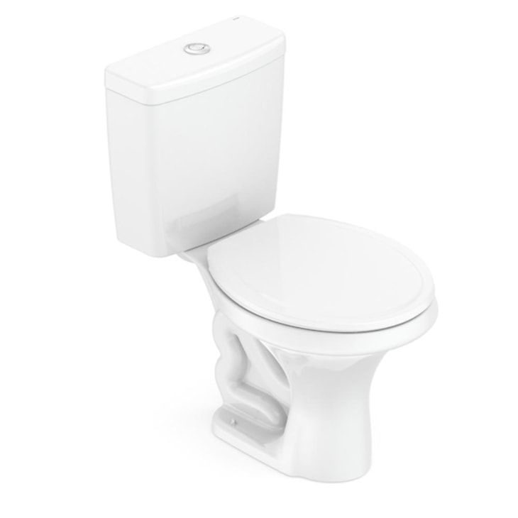 Vaso Sanitário Com Caixa Acoplada E Componentes De Instalação Zip Branco Incepa 3/6L