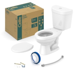 Vaso Sanitário Com Caixa Acoplada E Itens De Instalaçao Ce Kids Branco Celite