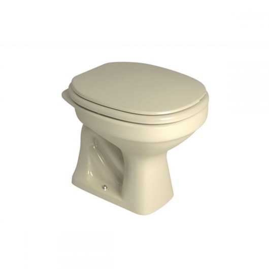 Vaso Sanitário Convencional Aspen P75 Creme Deca - Imagem principal - 5f6b55b8-fdb5-44c6-864d-b3434b175f4a