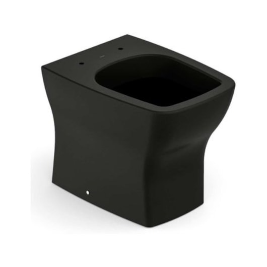 Vaso Sanitário Convencional Boss Matte Black Incepa - Imagem principal - 54f44cfe-0251-4797-92d7-4b1a404ac378