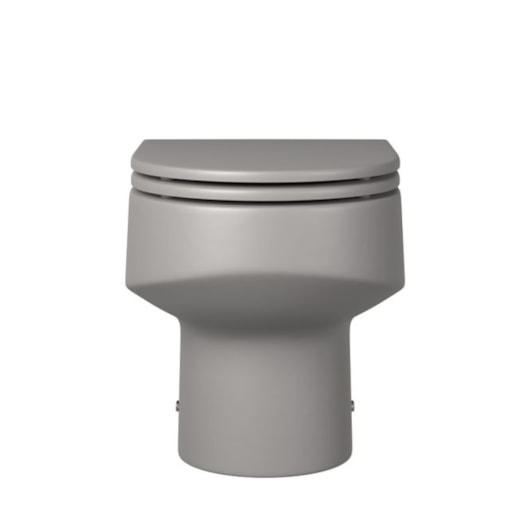 Vaso Sanitário Convencional Carrara Soft Antracite Deca - Imagem principal - 077ab231-d71a-4a8d-a4de-ce360e9b59d9