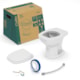 Vaso Sanitário Convencional Com Acessórios De Instalaçao Fit Plus Cinza Prata Celite - 4a1f2c84-e84f-402b-85ed-dd6adc7dfe43