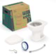 Vaso Sanitário Convencional Com Acessórios De Instalaçao Fit Plus Pergamon Celite - 2588eaca-c237-4c10-b482-03ae577df412