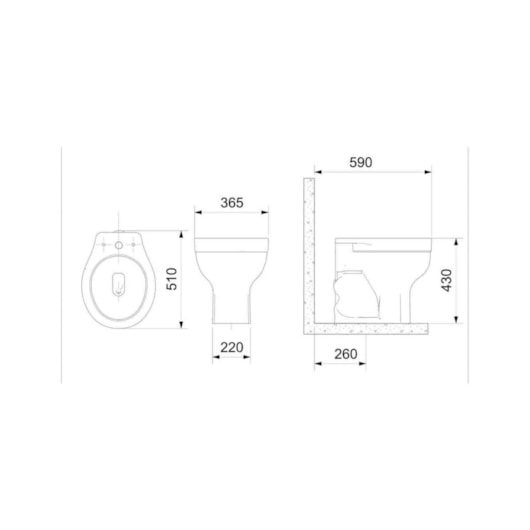 Vaso Sanitário Convencional De Acessibilidade Com Assento PP Softclose e Itens de Instalacao Acesso Confort Celite - Imagem principal - 2196d3e4-988f-45e4-a919-b77ea691e1c6