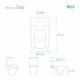 Vaso Sanitário Convencional Gap Branco Roca - 97e0804a-a48c-4688-ba68-48f34d15fcb4