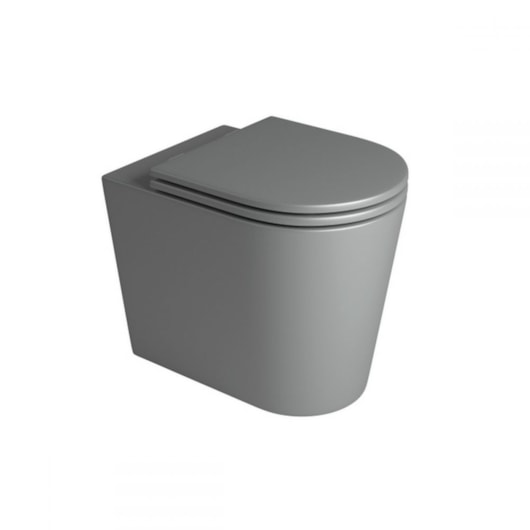 Vaso Sanitário Convencional LK P.23.86 Cinza Fosco Deca - Imagem principal - 30c5a7cc-f070-42f5-bdb3-5b9faebe9c48