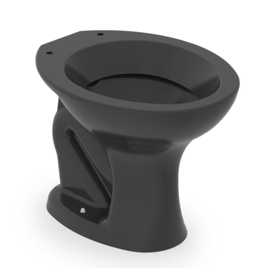 Vaso Sanitário Convencional Saveiro Preto Celite - Imagem principal - ac5f5620-9e7b-4570-9550-2da15f3ff96f
