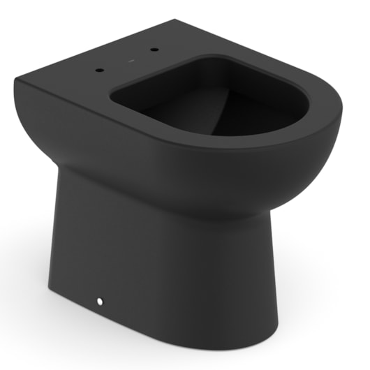 Vaso Sanitário Convencional Smart Black Mate Celite - Imagem principal - a9a89683-184a-4439-ab65-ad43e0d24c1f