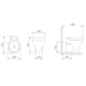 Vaso Sanitário De Acessibilidade Para Caixa Acoplada Com Abertura Frontal Acesso In Branco Incepa - 14f7beb1-f0ed-4c24-9f94-cc522b4e9ee5