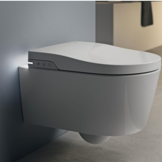 Vaso Sanitário Eletrônico Smart Toilet In-Wash Suspenso Inspira Round Rimless Branco 220v Roca - Imagem principal - 72b30cbd-e307-427e-af55-4ccbc00cad8a