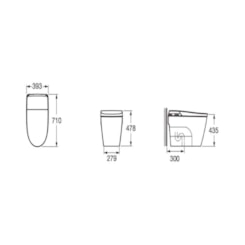 Vaso Sanitário In-Wash Com In-Tank Branco Roca