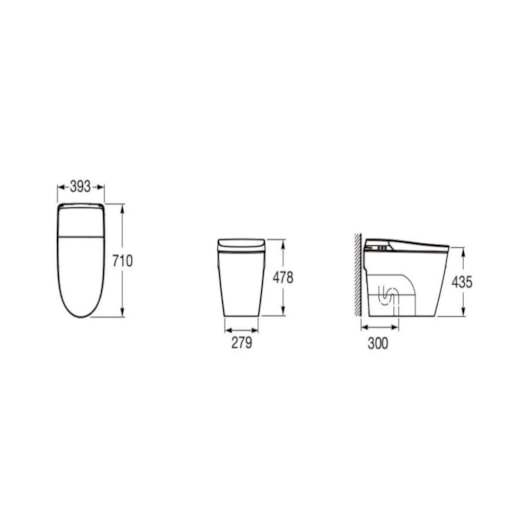 Vaso Sanitário In-Wash Com In-Tank Branco Roca - Imagem principal - 5b9eb7b2-0a41-4528-906f-ab4c3c483ae7
