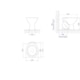 Vaso Sanitário Izy Cinza Real Deca - 30909559-123a-4033-a9f3-5f18c06f463a
