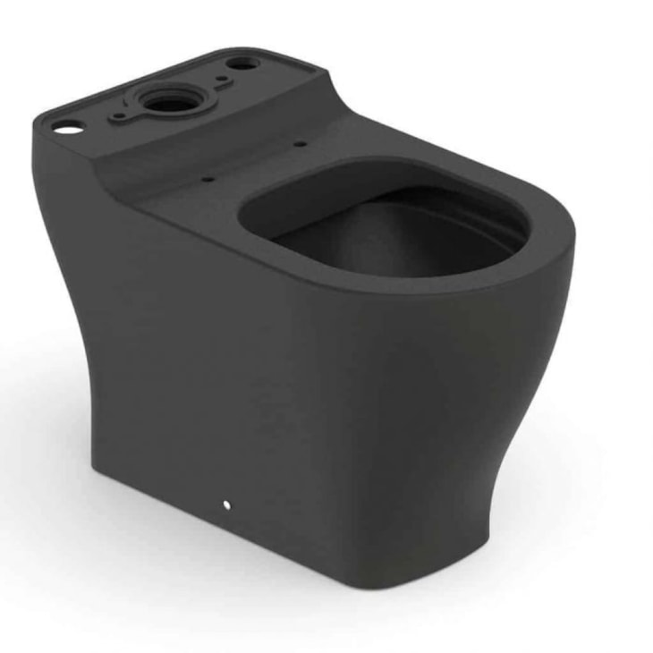 Vaso Sanitário Para Acoplar Slim Matte Black Celite