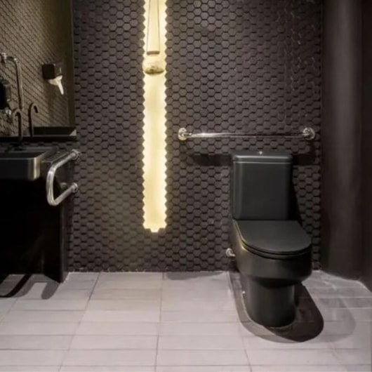 Vaso Sanitário Para Caixa Acoplada Carrara Ébano Fosco Deca - Imagem principal - 974476be-f96b-4d64-9546-63a478d970c2