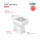 Vaso Sanitário Para Caixa Acoplada City 3/6 Litros Branco Celite - 665cdccc-5102-40c5-ae99-c7359d6f417e