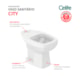 Vaso Sanitário Para Caixa Acoplada City 3/6 Litros Branco Celite - 4042bf8d-479e-4e73-9a29-89230da729c0