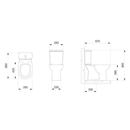 Vaso Sanitário Para Caixa Acoplada Debba Round Branco Roca - Imagem principal - 943c9e3e-138d-44c8-a6df-b178c386e404