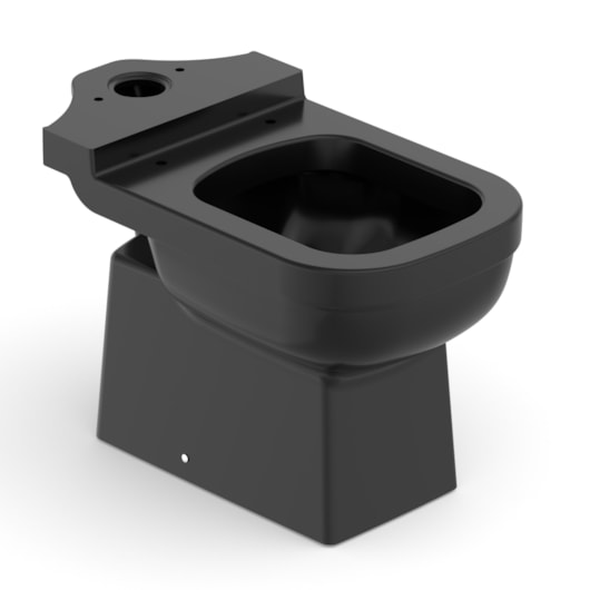 Vaso Sanitário Para Caixa Acoplada Elite Matte Black Celite - Imagem principal - 25d654bb-323f-4f87-9271-9ef19dd2584c