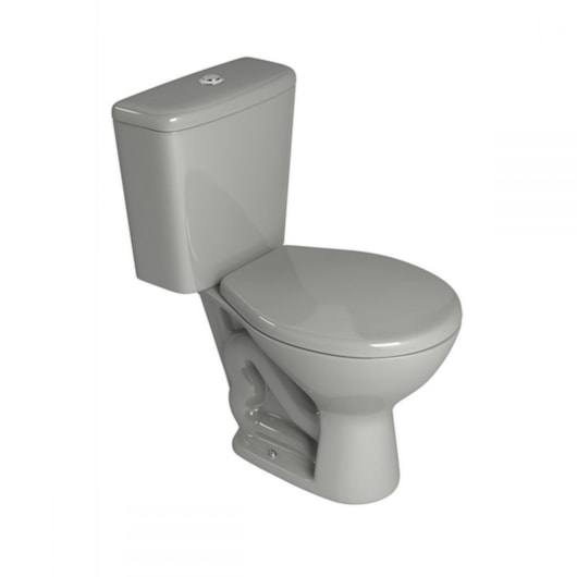 Vaso Sanitário Para Caixa Acoplada Izy P111 Cinza Deca - Imagem principal - 4568f319-2aa5-41e2-9ddc-a00765a305e1