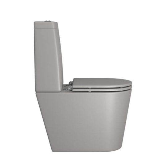 Vaso Sanitário Para Caixa Acoplada LK Cinza Antracite Deca - Imagem principal - bc491e4f-8e31-4e79-8844-276a0551c047