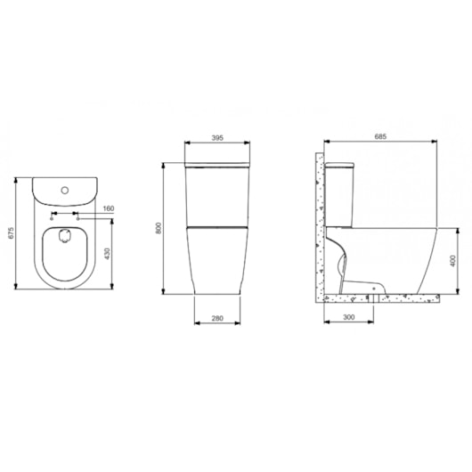 Vaso Sanitário Para Caixa Neo N Rimless Mate Black Incepa - Imagem principal - 736251de-40dd-466e-90f8-459b9c4c64f9