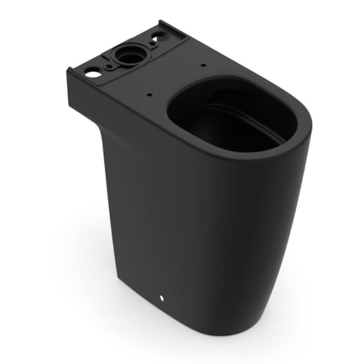 Vaso Sanitário Para Caixa Rimless Sifônica Ona Preto Matte Roca - Imagem principal - 160a1417-6f9b-496f-9b8d-1bd7a63042cb
