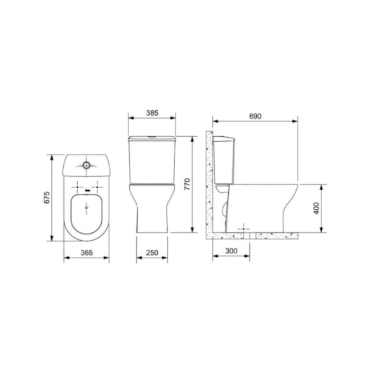 Vaso Sanitário Para Caixa Saida Vertical Sinfônica Nexo Matte Black Roca - Imagem principal - 0512c432-2abc-4034-ba9e-5f62b7d1dbdc