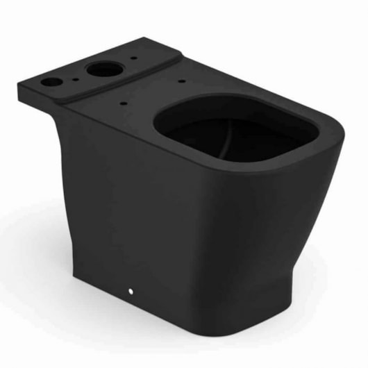 Vaso Sanitário Para Caixa Sifônica Gap Mate Black Roca - Imagem principal - 841428f6-be2c-40f2-8a02-905da544dd84