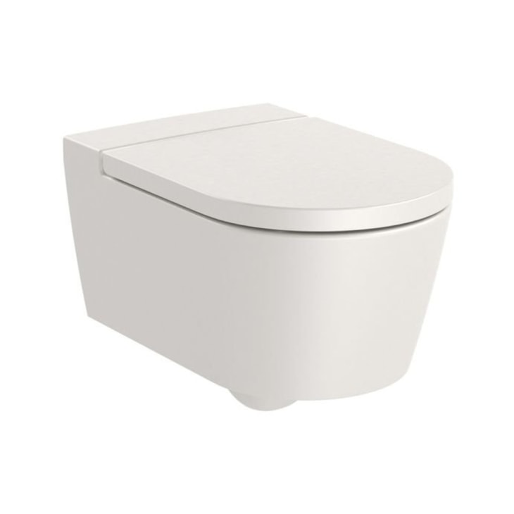 Vaso Sanitário  Suspenso Rimless Inspira Round Bege Roca