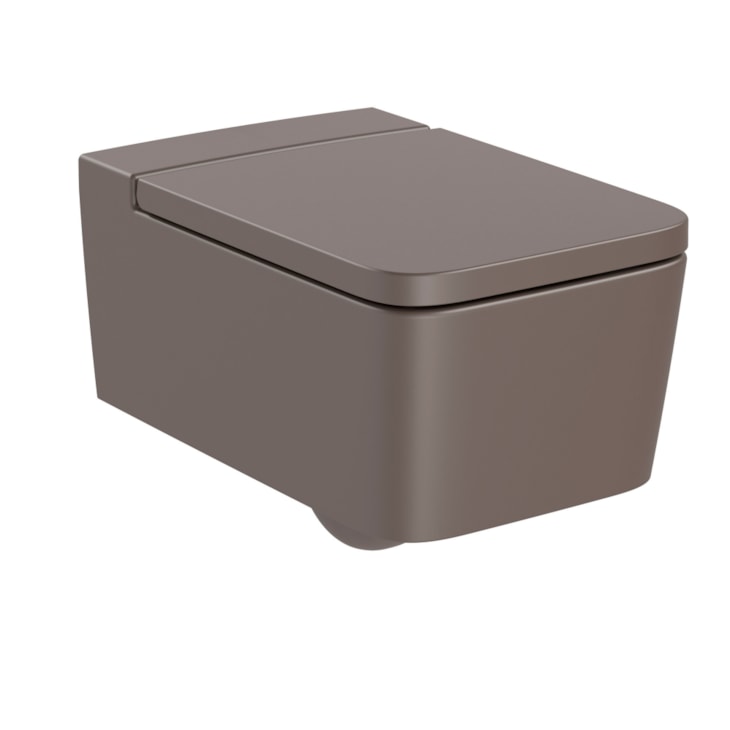 Vaso Sanitário  Suspenso Rimless Inspira Square Café Roca