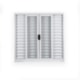 Veneziana 6 Folhas Vidro Liso Aço Minas Sul Branco MGM 120x150x12cm - 9fe2f0fe-e0d3-4bdb-95be-c6ee2836738d