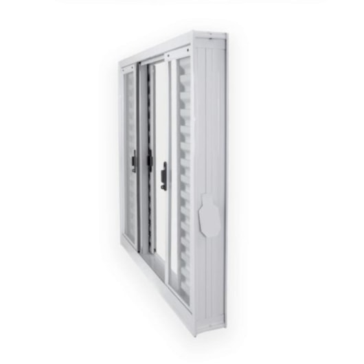Veneziana 6 Folhas Vidro Liso Aço Minas Sul Branco MGM 120x150x12cm - Imagem principal - a5d3fe29-7e9a-480c-a70f-9da9f7ac1d52