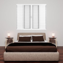 Veneziana 6 Folhas Vidro Liso Soft Plus Branco Mgm