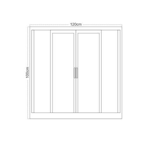 Veneziana 6 Folhas Vidro Liso Soft Plus Branco Mgm - Imagem principal - 35bb9772-6ef7-43ce-a683-8b34ef0f0270