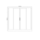 Veneziana 6 Folhas Vidro Liso Soft Plus Branco Mgm - 1dd09d19-159a-448e-b823-457283ead920