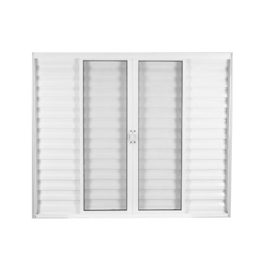 Veneziana 6 Folhas Vidro Liso Soft Plus Branco Mgm - Imagem principal - 659a083e-7f6c-45eb-9c89-65b9f4eff32c