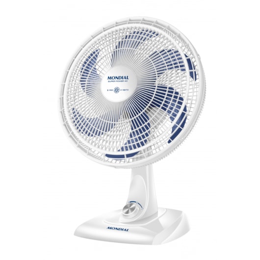 Ventilador Super Power VS Branco E Azul Mondial 40cm 127V 140W - Imagem principal - 5d91a1f6-16d6-4bc4-b9e4-92be0483986b