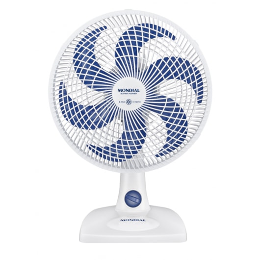 Ventilador Super Power VSP Branco E Azul Mondial 30cm 127V 60W - Imagem principal - 626343ff-24e1-43e5-8658-f6ddafe0fe3d