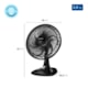 Ventilador Super Power VSP Preto E Prata Mondial 40cm 127V 140W - 7ede9b4d-624d-4616-8d9c-197f47fa53f1