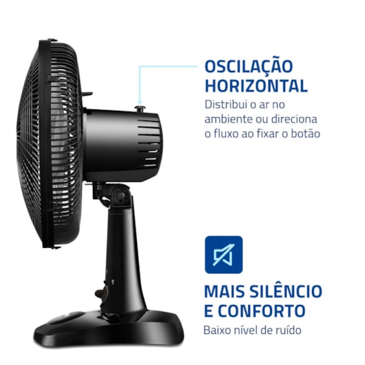 Ventilador Super Power VSP30B Preto Mondial 30cm 127V 60W - Imagem principal - c99d700e-2934-4d3c-bc51-f990ae79a801