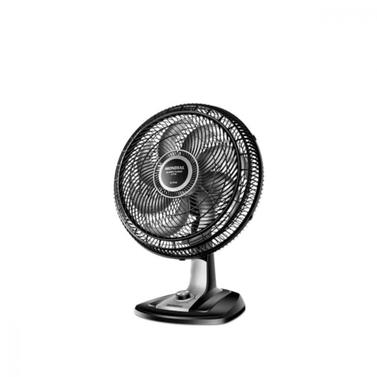 Ventilador Super Turbo 8 Pás Preto E Prata Mondial 40cm 127V 140W - Imagem principal - 0c42d06c-982d-4231-b88a-e9ff23b7978e