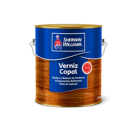 Verniz Copal Brilhante Incolor  Sherwin-Williams 3,6L - Imagem principal - 55813d4c-213c-4133-a095-d216bcf613fc