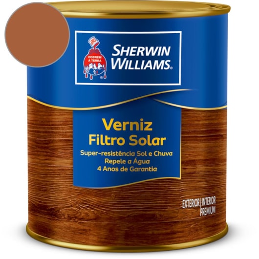 Verniz Filtro Solar Brilhante Imbuia Sherwin Williams 0,9L - Imagem principal - 4e1fe41b-2218-48db-8447-fdb955b60c44