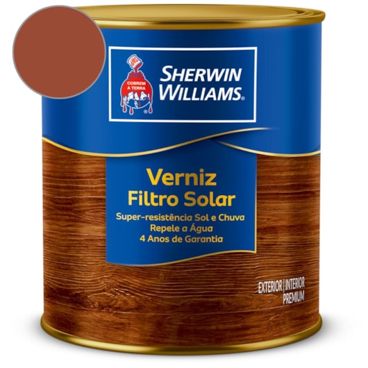 Verniz Filtro Solar Brilhante Mogno Sherwin Williams 0,9L - Imagem principal - 98bc8a95-06b2-44e9-8e08-717ed11bf387