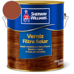 Verniz Filtro Solar Brilhante Mogno Sherwin Williams 3,6L