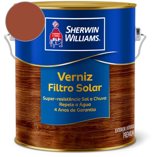 Verniz Filtro Solar Brilhante Mogno Sherwin Williams 3,6L - Imagem principal - 60571b01-454b-42b2-b774-32b18091e381