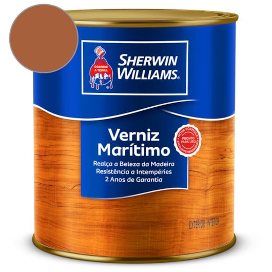 Verniz Marítimo Brilhante Imbuia Sherwin Williams 0,9L - Imagem principal - 75eb0973-fae4-453d-8673-9ac743e78b62